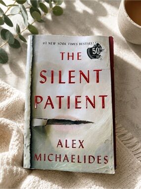 The Silent Patient by Alex Michaelides — White & Red Paperback